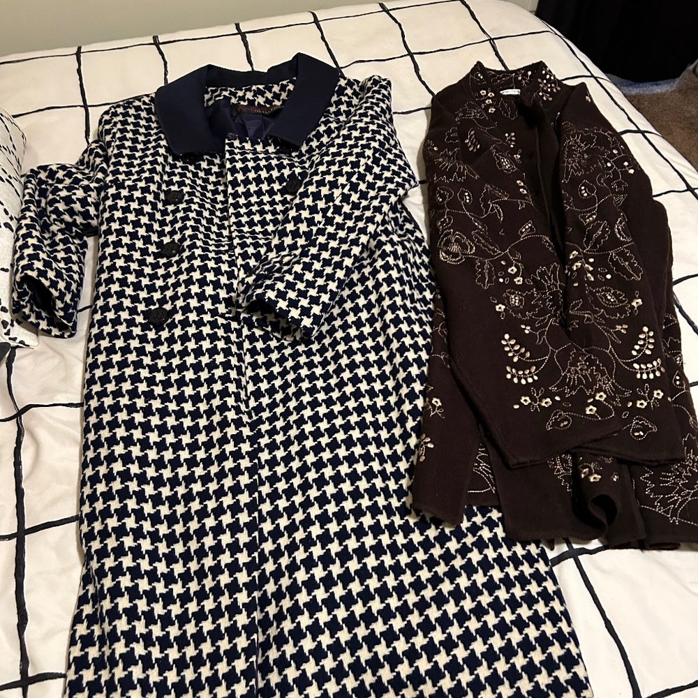 Bundle of jackets and hoodies